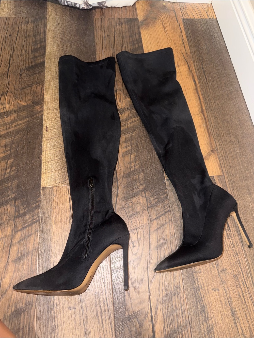 Aldo Black Over-the-Knee Stiletto Boots
